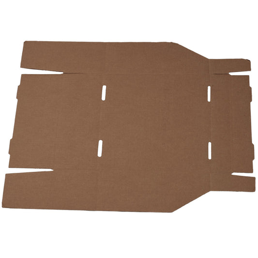 Jespen Ind LLC BN 12124 Cardboard Hopper Shelf Bin White