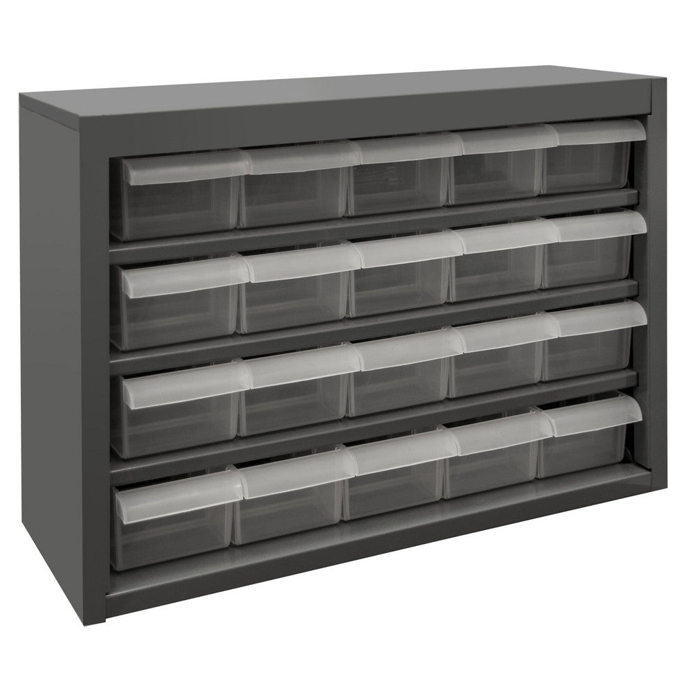 Durham 016-95 20 Drawer, Small Parts Steel Storage Cabinet w/Plastic Drawers
