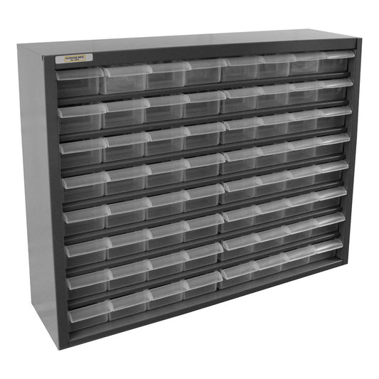 Durham 317-95 64 Drawer, Small Parts Steel Storage Cabinet w/Plastic Drawers