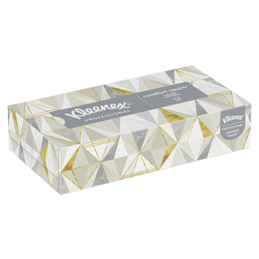 Kleenex 03076 Kleenex Professional Facial Tissue for Business (03076), Flat Tissue Boxes