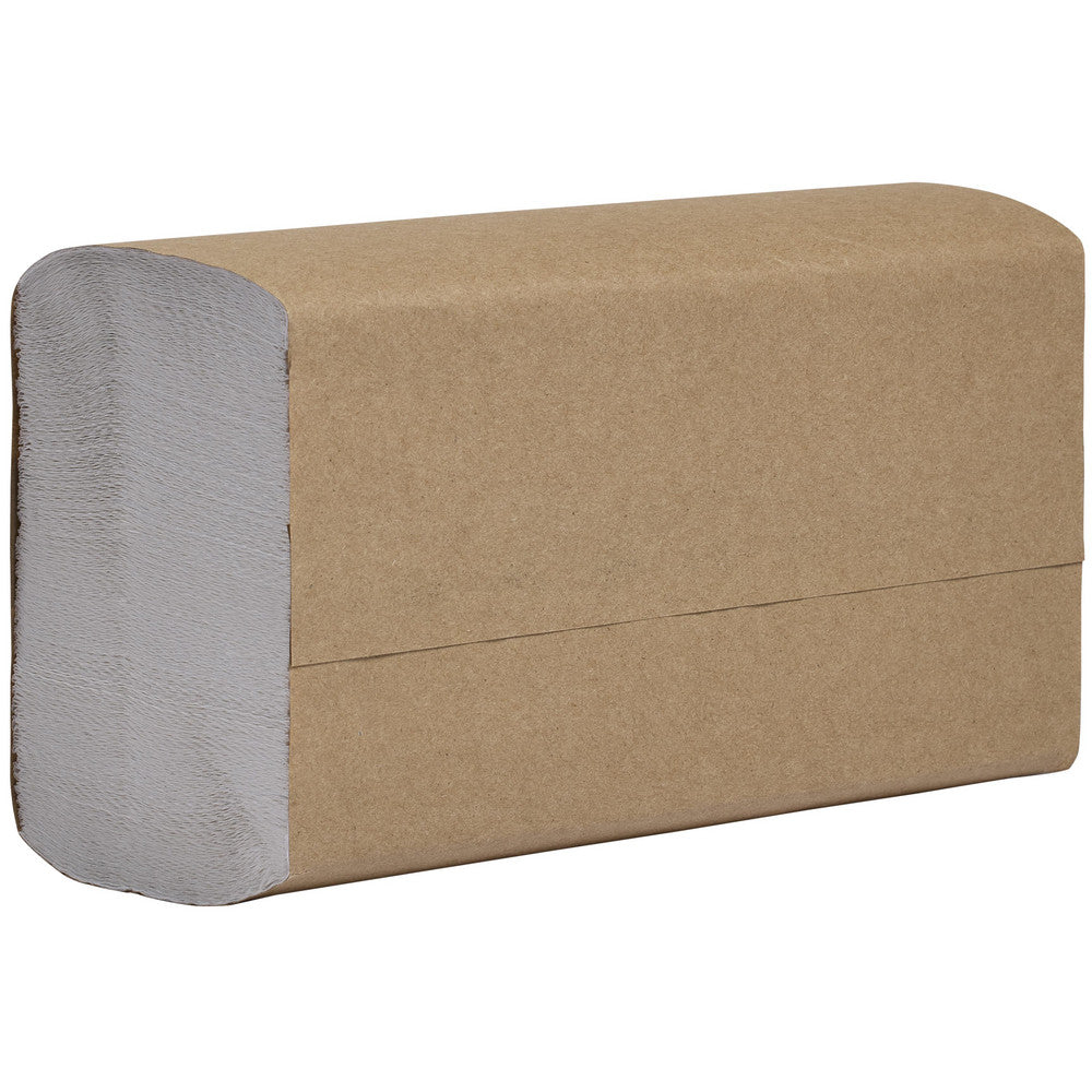 Pro-Source 89816383 Paper Towels Multifold, 16 Rolls, 1 Ply, Recycled Fiber, White