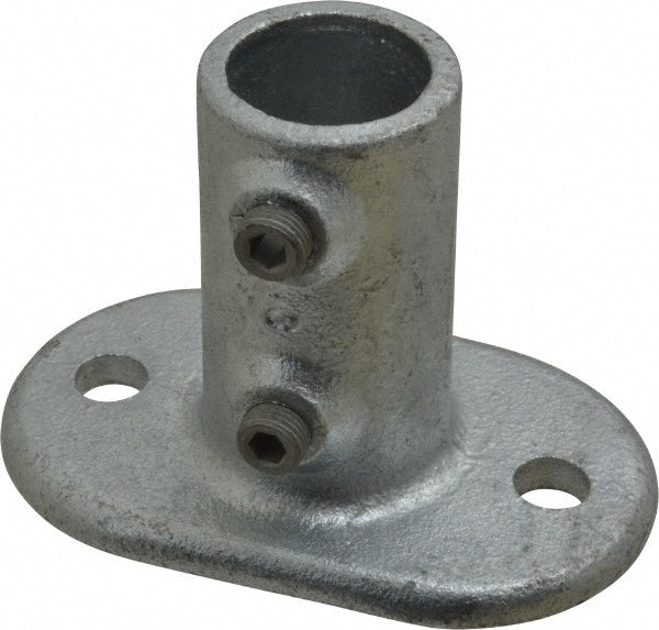 Kee 62-6 1" Pipe, Railing Flange, Malleable Iron Flange Pipe Rail Fitting