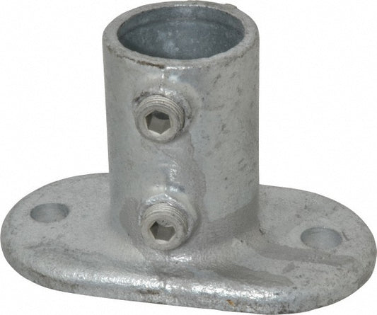 Kee 62-7 1-1/4" Pipe, Railing Flange, Malleable Iron Flange Pipe Rail Fitting