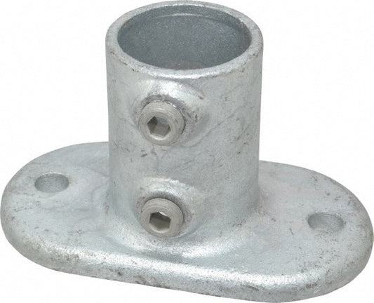 Kee 62-8 1-1/2" Pipe, Railing Flange, Malleable Iron Flange Pipe Rail Fitting