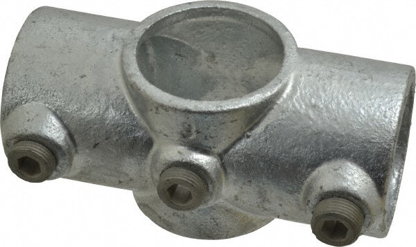 Kee 26-8 1-1/2" Pipe, Two Socket Cross, Malleable Iron Cross Pipe Rail Fitting