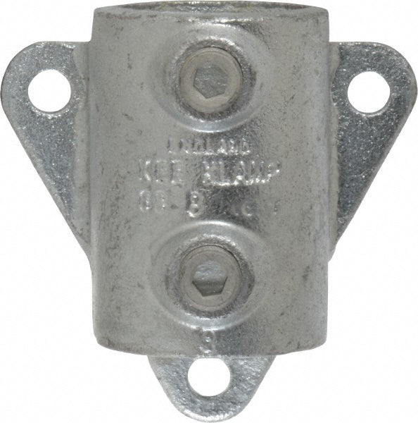 Kee 68-8 1-1/2" Pipe, Wall Mount Flange, Malleable Iron Flange Pipe Rail Fitting