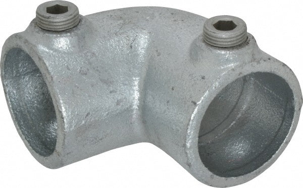 Kee 15-7 1-1/4" Pipe, 90&deg Elbow, Malleable Iron Elbow Pipe Rail Fitting