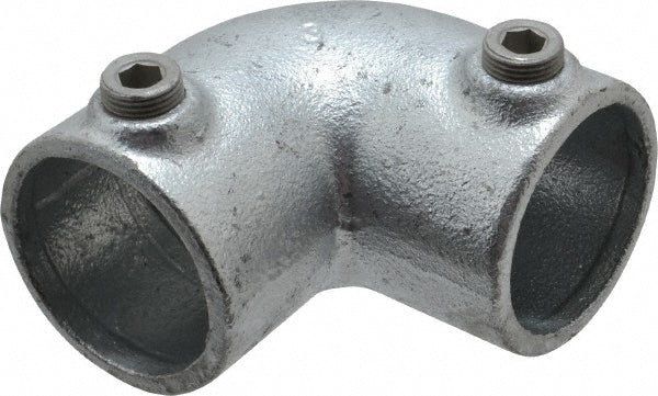Kee 15-8 1-1/2" Pipe, 90&deg Elbow, Malleable Iron Elbow Pipe Rail Fitting