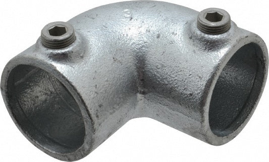 Kee 15-8 1-1/2" Pipe, 90&deg Elbow, Malleable Iron Elbow Pipe Rail Fitting