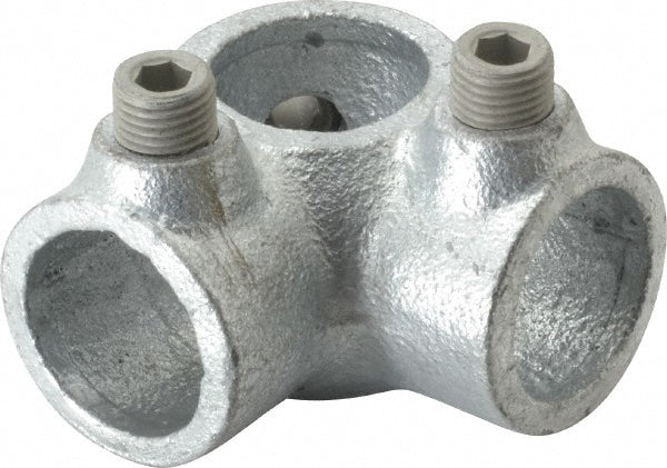 Kee 21-5 3/4" Pipe, Side Outlet Tee, Malleable Iron Tee Pipe Rail Fitting
