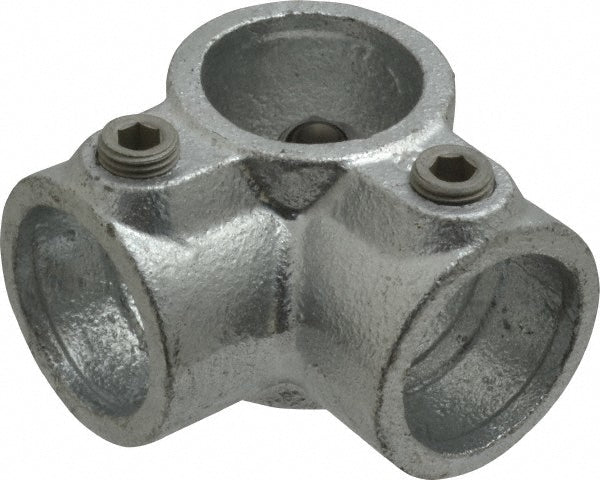 Kee 21-6 1" Pipe, Side Outlet Tee, Malleable Iron Tee Pipe Rail Fitting