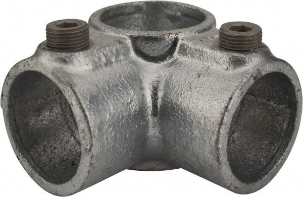 Kee 21-7 1-1/4" Pipe, Side Outlet Tee, Malleable Iron Tee Pipe Rail Fitting