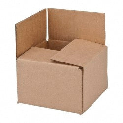 Jespen Ind LLC 16 Corrugated Shipping Box 6" Long, 6" Wide, 4" High
