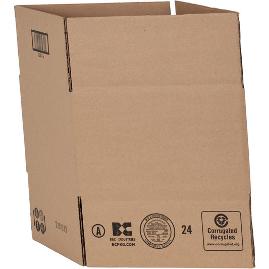 Jespen Ind LLC 24 Corrugated Shipping Box 10" Long, 8" Wide, 6" High