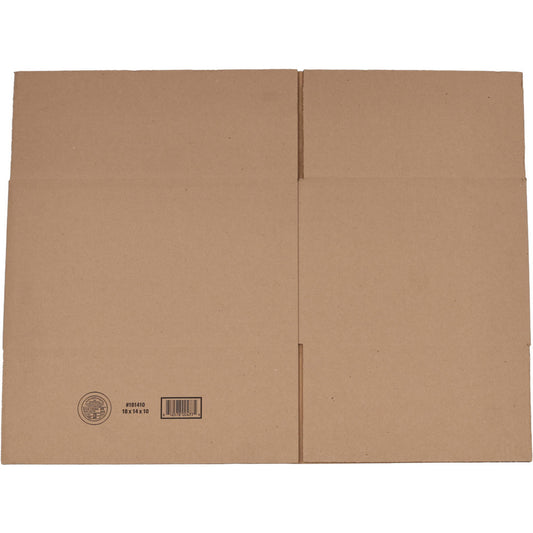 Jespen Ind LLC 42 Corrugated Shipping Box 18" Long, 14" Wide, 10" High