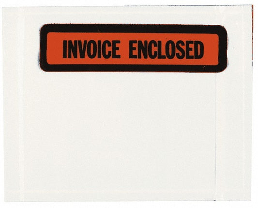 Nifty Products PPE7BL Packing Slip Envelope Invoice Enclosed, 1,000 Pc