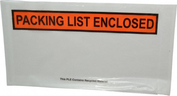 Nifty Products PE6BL10 Packing Slip Envelope Packing List Enclosed, 1,000 Pc