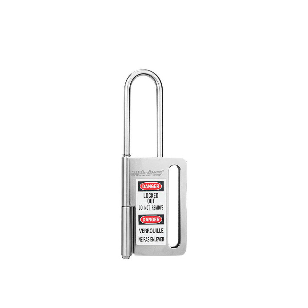 PRO-SAFE BD-K32 Lockout Hasps Hasp Type Fold-Over with Slot  Jaw Type Single  Maximum Number of Padlocks 8  Largest Inside Jaw Diameter (Decimal Inch) 1  Material Stainless Steel  Smallest Inside Jaw Diameter (Decimal Inch) 1