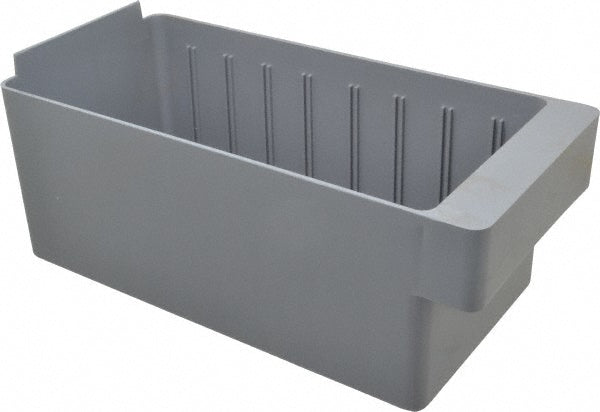 Quantum Storage QED601GY Plastic Drawer Bin Gray