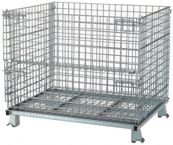 Nashville Wire C324028S4 Bulk Storage Container Steel, Basket-Style Bulk Container