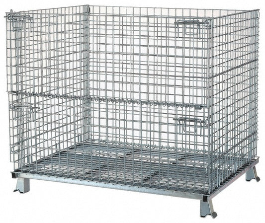 Nashville Wire C404836S4 Bulk Storage Container Steel, Basket-Style Bulk Container