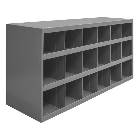 Durham 354-95-MSC 18 Bin Bin Shelving Unit with Openings