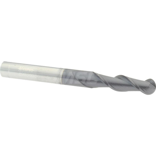 Accupro 89838536 Ball End Mill 0.3125" Dia, 1.125" LOC, 2 Flute, Solid Carbide
