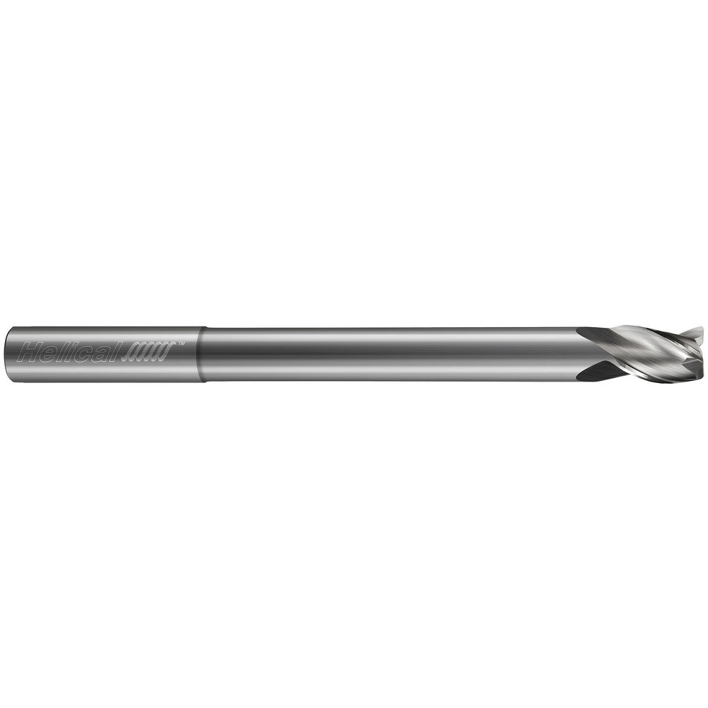 Helical Solutions 83094 Corner Radius End Mill 3/16" Dia, 9/16" LOC, 0.0100" Radius, 5 Flute, Solid Carbide