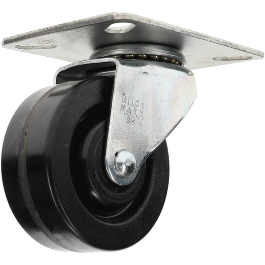 Value Collection GMC-SH-0112 Swivel Top Plate Caster Phenolic, 3" Wheel Dia, 1-1/4" Wheel Width, 300 lb Capacity, 3-13/16" OAH