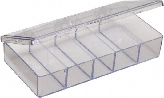 Flambeau A215 5 Compartment Clear Small Parts Box