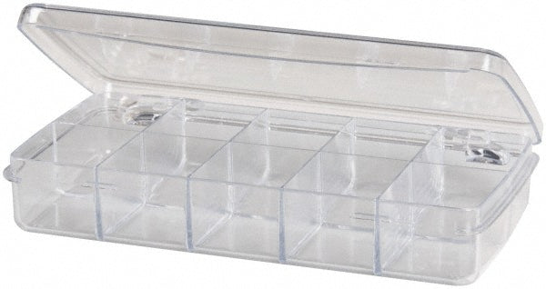 Flambeau DB213 10 Compartment Clear Small Parts Box