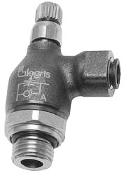 Legris 7100 10 13 Air Flow Control Valve Push-to-Connect Metal Flow Control, Tube x BSPP, 10mm Tube OD