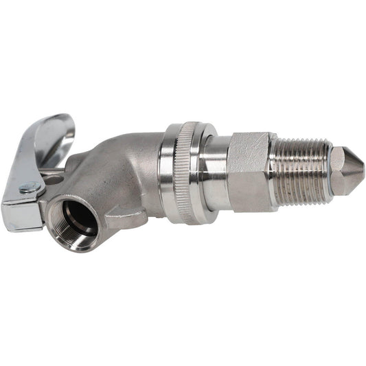 Value Collection 08916 3/4" NPT Stainless Steel Adjustable Drum Faucet