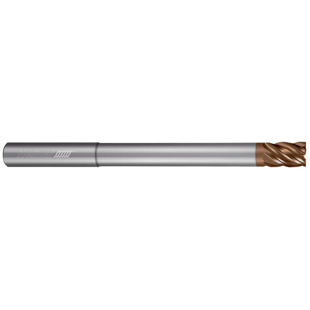 Helical Solutions 86807 Square End Mill 1/4" Dia, 3/8" LOC, 5 Flute, Solid Carbide