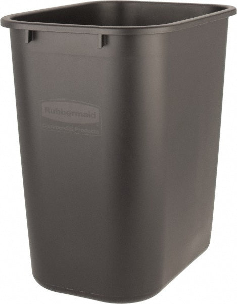 Rubbermaid FG295600BLA Black Wastebasket Trash Container, 28 Qt