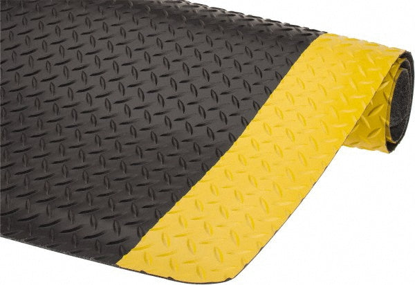 Wearwell 415.916X3X5BYL Anti-Fatigue Mat 5' Long, 3' Wide, 9/16 Thick, Vinyl, Beveled Edges, Heavy-Duty