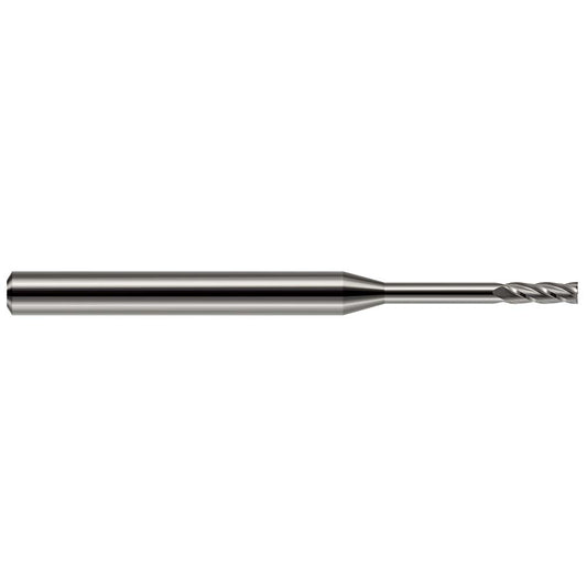 Harvey Tool 735331 Square End Mill 1/32" Dia, 3/32" LOC, 4 Flute, Solid Carbide