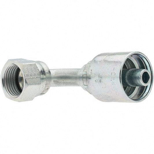 Parker Hannifin 13943-8-6 Hydraulic Hose Short Drop Female JIC Swivel 90 &deg Elbow 0.375" ID, 6 mm, 3/4-16