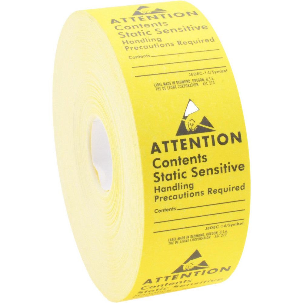 DE LEONE CORPORATION ASC273 Attention Contents Static Sensitive Shipping Label