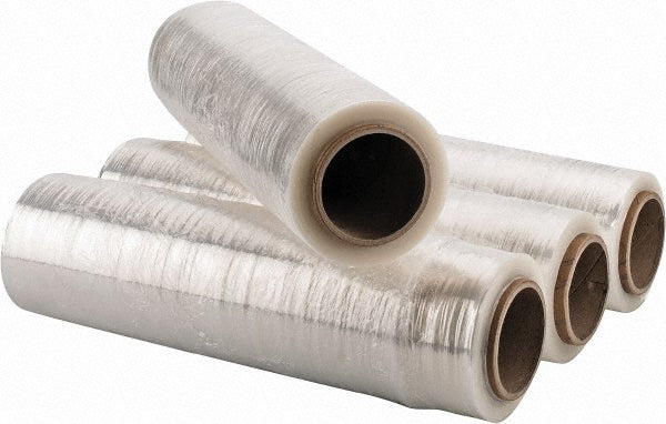 Stretch Associates X-789-18 Pack of (4) 1500' Rolls, 18" x 1,500', 44 Gauge Clear Hand Held Stretch & Pallet Wrap for Use with Dispenser