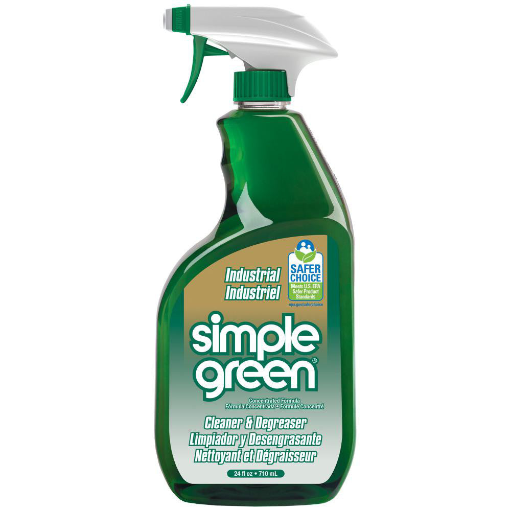 Simple Green 2710001213012 Industrial Cleaner & Degreaser, 24 oz Spray Bottle