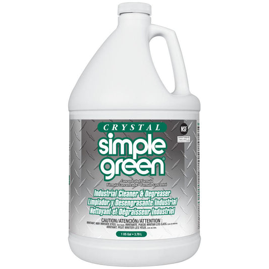 Simple Green 0610000619128 Crystal Industrial Cleaner & Degreaser, 1 gal Bottle