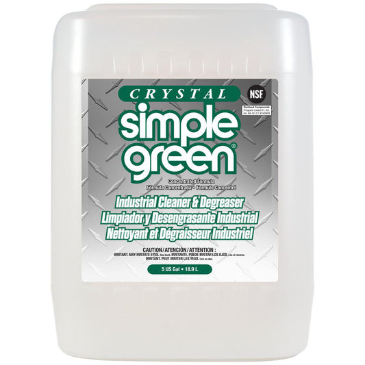 Simple Green 0600000119005 Crystal Industrial Cleaner & Degreaser, 5 gal