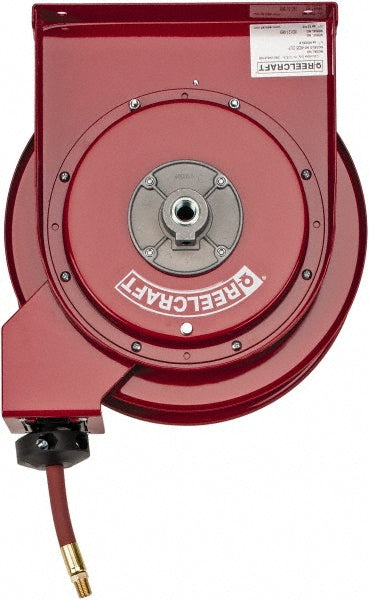 Reelcraft 4625 OLP Hose Reel with Hose 3/8" ID Hose x 25', Spring Retractable