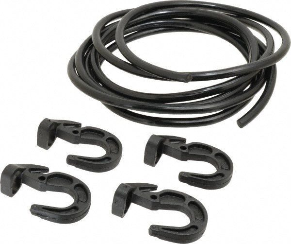 Polyflex KITMSC89903041 Tie Down Rope 16' OAL, 5/16" Head Dia, 4 Hooks