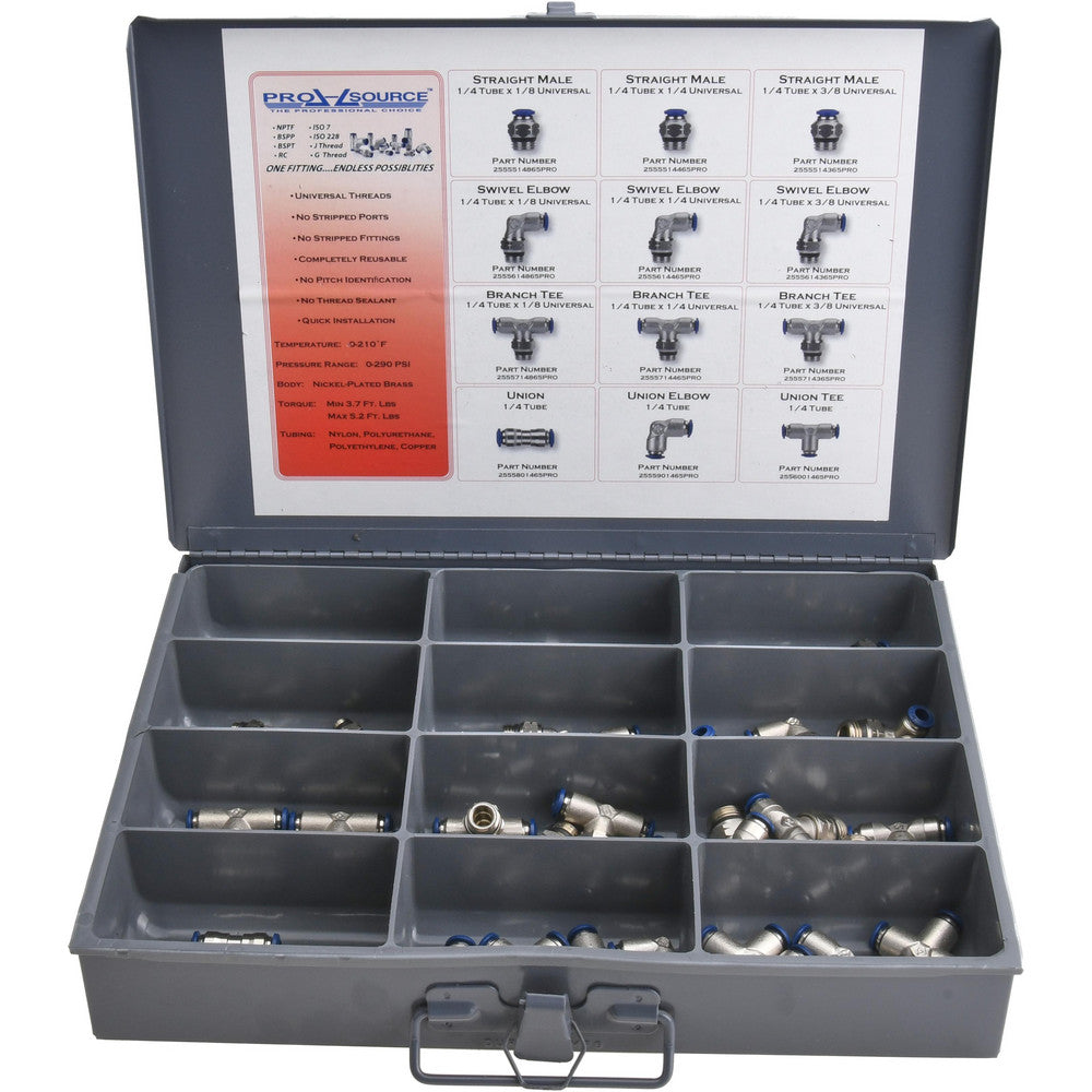 Pro-Source 2569601460PRO 60 Piece, Push to Connect Fitting Kit