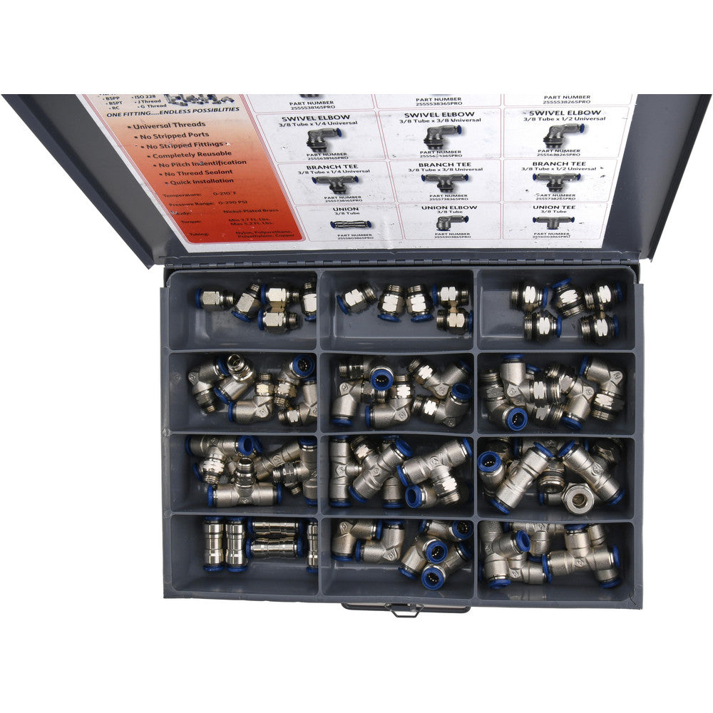 Pro-Source 2569603860PRO 60 Piece, Push to Connect Fitting Kit