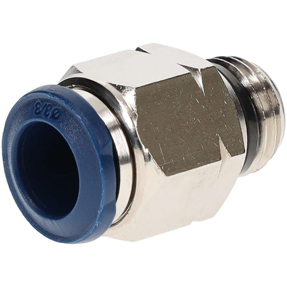 Pro-Source 2555538165PRO Push-to-Connect Tube x Universal Thread Fitting Straight & Male, 1/4 Thread, Universal, 3/8" OD