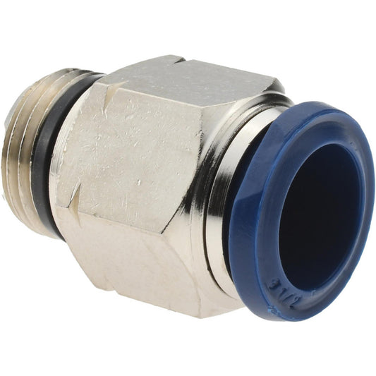 Pro-Source 2555512363PRO Push-to-Connect Tube x Universal Thread Fitting Straight & Male, 3/8 Thread, Universal, 1/2" OD
