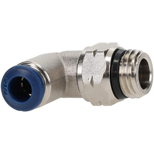 Pro-Source 2555614465PRO Push-to-Connect Tube x Universal Thread Fitting Swivel Elbow, 1/4 Thread, Universal, 1/4" OD
